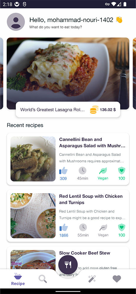 recipe-app-android-معماری-mvvm