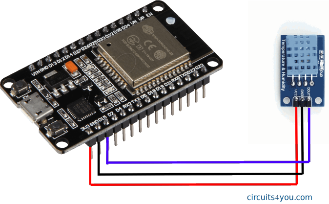 ماژول NodeMCU و سنسور DHT11 اینطوری وصل میشن / پیوند اندروید و اینترنت اشیا
