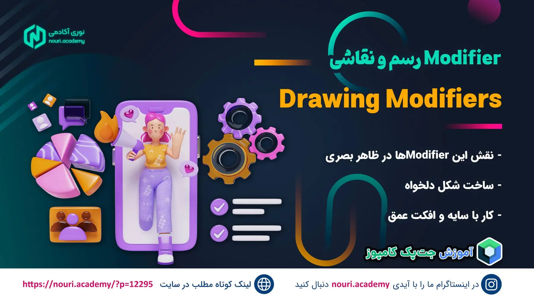 مدیفایر های رسم ،Drawing Modifier در Jetpack Compose: رسم و نقاشی