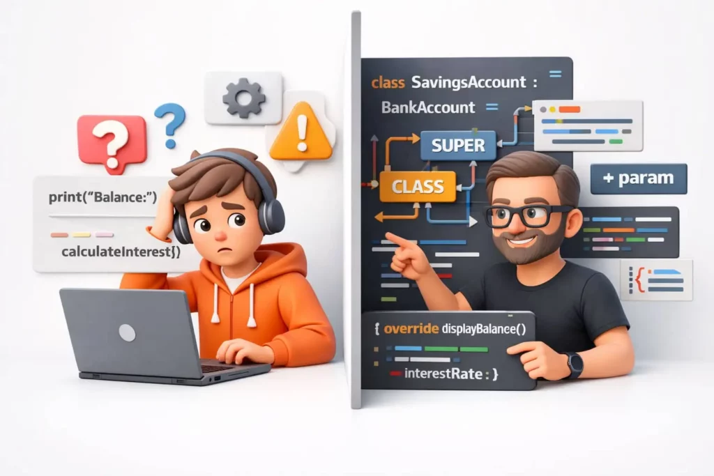 خواندن کد تفاوت دیدگاه برنامه نویسی حرفه ای و تازه کار